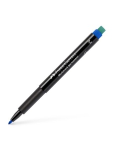 Marker permanent M FABER-CASTELL Multimark, albastru - Img 2