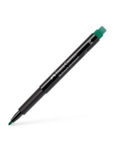 Marker permanent M FABER-CASTELL Multimark, verde - Img 2