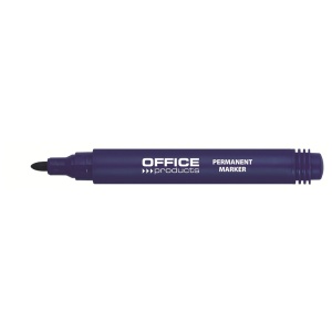 Marker permanent, varf 1-3 mm, albastru, OFFICE PRODUCTS