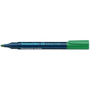 Marker permanent, varf 3mm, verde, SCHNEIDER Maxx 130 - Img 3