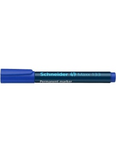 Marker permanent, varf tesit 1-4 mm, albastru, SCHNEIDER Maxx 133 - Img 4