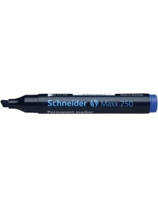 Marker permanent, varf tesit 2-7 mm, albastru, SCHNEIDER Maxx 250 - Img 2
