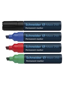 Marker permanent, varf tesit 2-7 mm, negru, SCHNEIDER Maxx 250 - Img 4