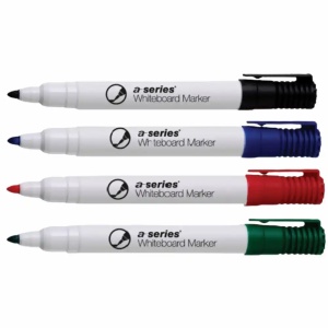 Marker tabla magnetica A-SERIES, 4 buc/set