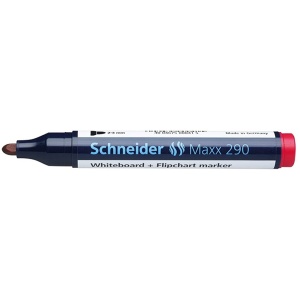 Marker whiteboard, varf 2-3mm, rosu, SCHNEIDER Maxx 290 - Img 2