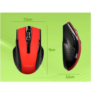 Mouse wireless, 4 butoane, rosu, Q-CONNECT - Img 4