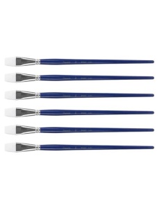 Pensule varf tesit, 6 buc/set, DELI Finenolo