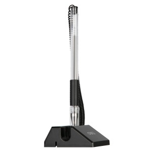 Pix cu suport adeziv si snur, 0.5 mm, negru, DELI - Img 3