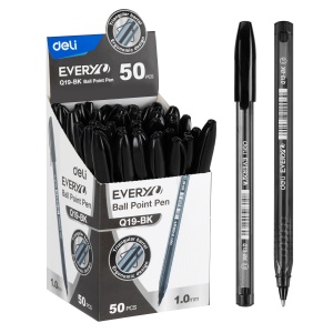 Pix unica folosinta 1.0 mm, negru, Deli Q19 Every - Img 2