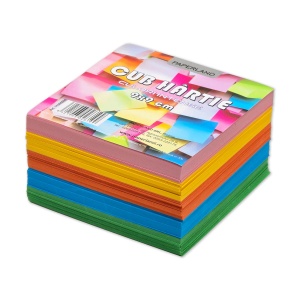 Rezerva cub hartie color 9x9cm, 500 file/set, PAPERLAND Intens