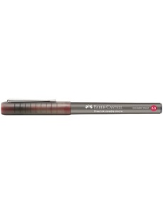Roller 0.5 mm, varf ac, rosu, FABER-CASTELL Free Ink Needle - Img 3