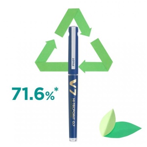 Roller cu cerneala, 0.7mm, negru, V7 HI-TECPOINT PILOT - Img 4