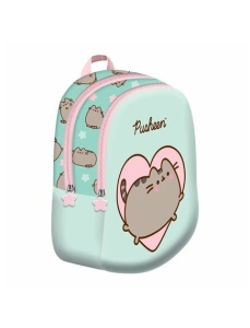Rucsac fete, 2 compartimente, Pusheen mint Majewski