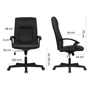 Scaun birou ergonomic DELI E4514 - Img 5