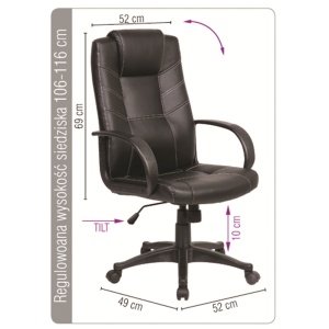 Scaun birou ergonomic OFFICE PRODUCTS Corsica - Img 2