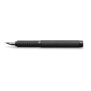 Stilou, penita fina, corp aluminiu, negru, Essentio FABER-CASTELL - Img 2