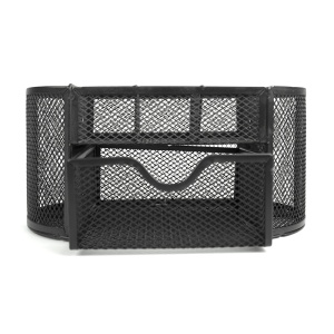 Suport accesorii birou, rotativ, 8 compartimente MESH - Img 2