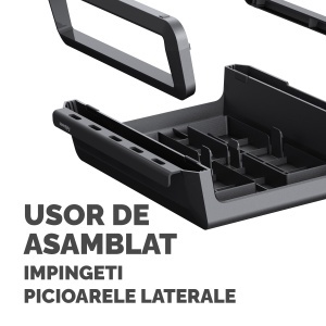 Suport ergonomic pentru monitor, negru, Breyta FELLOWES - Img 5