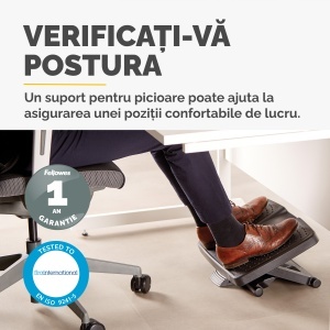 Suport ergonomic pentru picioare Pro Series Ultimate Fellowes - Img 3