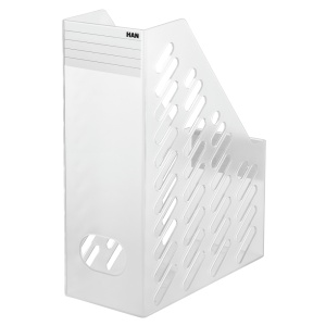 Suport vertical pentru cataloage, A4, plastic, transparent, HAN Klassik XXL - Img 2