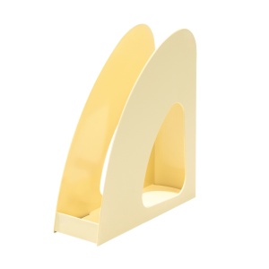 Suport vertical plastic pentru cataloage, galben, HAN Re-Loop Pastel