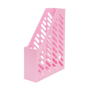 Suport vertical plastic pentru cataloage, roz, HAN Klassik Pastel