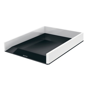 Tavita documente, negru/alb, LEITZ WOW Dual