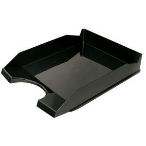 Tavita documente, plastic, negru, Office Products