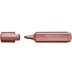 Textmarker FABER-CASTELL 1546 Metallic, rosu - Img 2