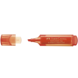 Textmarker super-fluorescent, varf 1-5 mm, portocaliu, 1546 FABER-CASTELL - Img 2