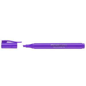 Textmarker, varf tesit 1-4 mm, mov, FABER-CASTELL 38 - Img 2