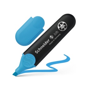 Textmarker, varf tesit 1-5mm, albastru, SCHNEIDER Job - Img 3