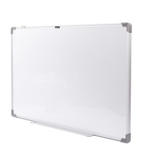 Whiteboard magnetic 60x90 cm, rama aluminiu, DELI - Img 3