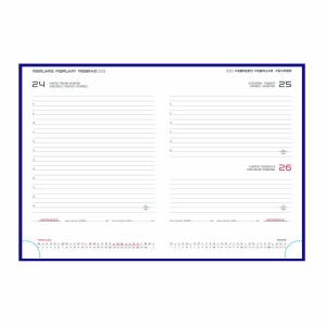 Agenda A5, datata, bordeaux, ARTIBEST - Img 2