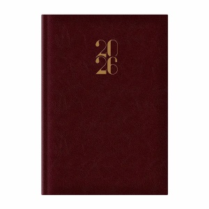 Agenda A5, datata, hartie ivory, maro, ARTILUX