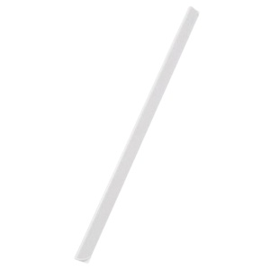 Baghete plastic pentru indosariere, 8 mm, 100 buc/set, alb