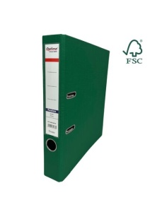 Biblioraft A4 plastifiat interior-exterior, 5 cm, verde, OPTIMA