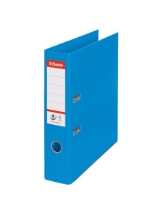 Biblioraft A4 plastifiat PP/PP, 7.5 cm, albastru vivida, ESSELTE NO. 1 Power