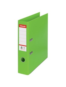 Biblioraft A4 plastifiat PP/PP, 7.5 cm, verde vivida, ESSELTE NO. 1 Power