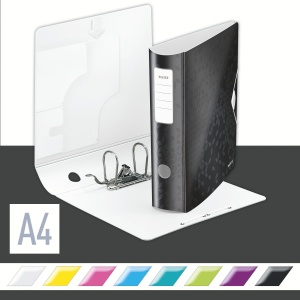 Biblioraft plastic 8.2 cm, negru, LEITZ 180 Active WOW - Img 2