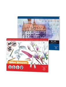 Bloc de desen A3, 160 g/mp, 16 file, PIGNA
