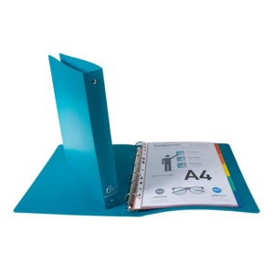 Caiet mecanic A4, 4 inele 30mm, coperti flexibile, verde, EXACOMPTA - Img 2