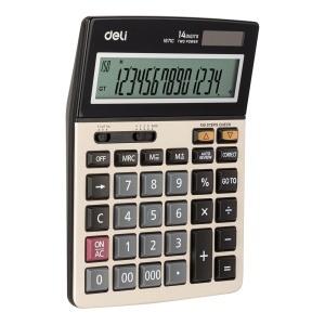 Calculator de birou 14 digiti DELI 1671C