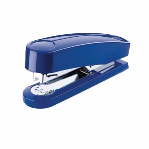 Capsator de birou, 40 coli, capse 24/6-24/8, metal, albastru, B4 NOVUS
