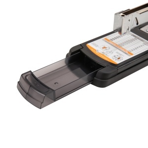 Capsator profesional, 210 coli, capse 23/23, metal, negru, DELI Power Saving - Img 4