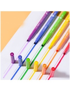 Carioci parfumate 10 culori/set Washable DELI - Img 3