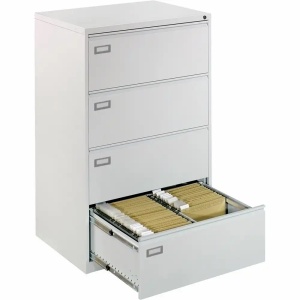 Clasificator metalic dublu cu 4 sertare, 84x62x133 cm CEHA