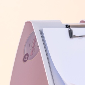 Clipboard dublu plastic, A4, DELI Colorful - Img 6