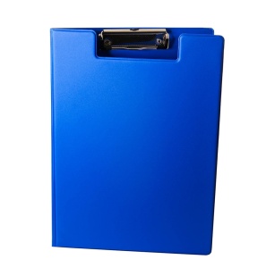 Clipboard dublu plastifiat, A4, albastru, OPTIMA