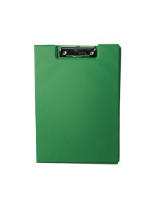 Clipboard dublu plastifiat, A4, verde, OPTIMA